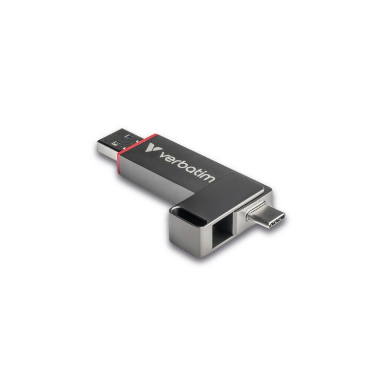 Външен SSD диск Verbatim Dual QuickStick, 1TB USB 3.2 Gen 1 - 32043 - 3
