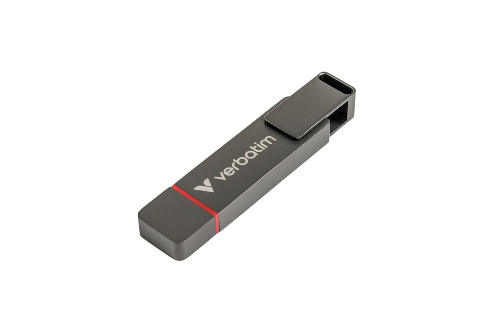 Външен SSD диск Verbatim Dual QuickStick, 512GB USB 3.2 Gen 1 - 32042 - 1