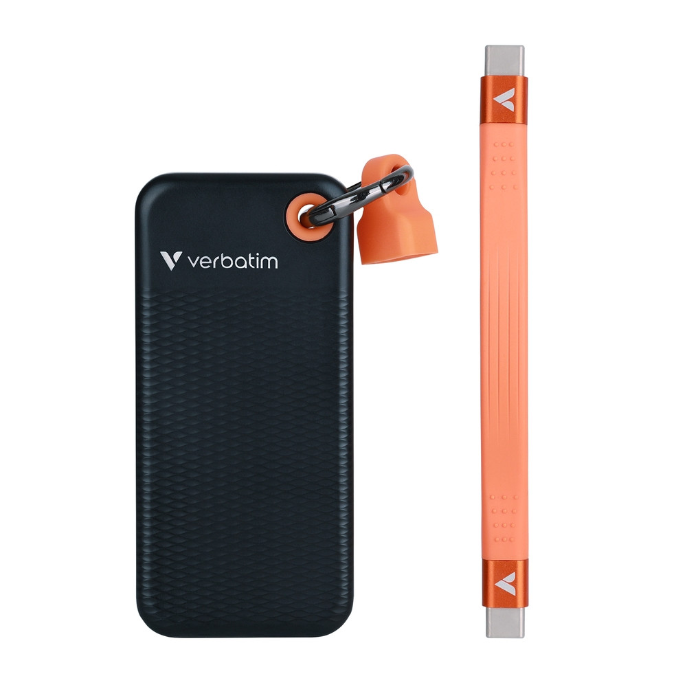 Външен SSD диск Verbatim Pocket, 1TB USB 3.2 Gen 2 - 32193 - 2