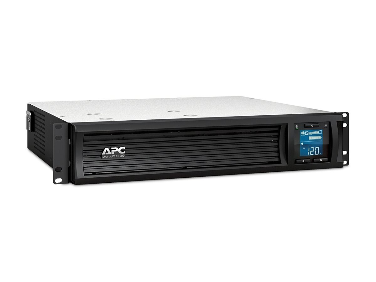 Захранване APC Smart-UPS C, 1000VA 600W, 2U Rack-mountable, 230V, USB/Serial - SMC1000I-2UC - 3