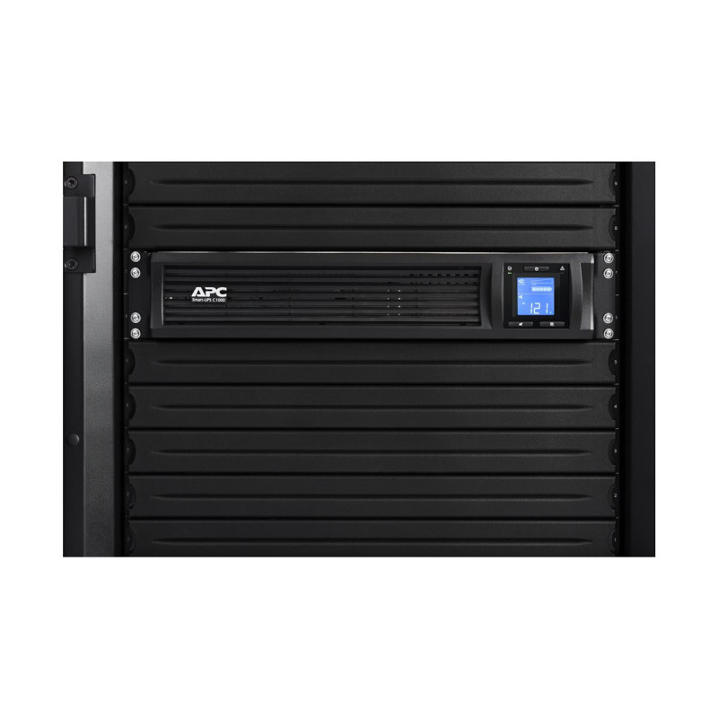 Захранване APC Smart-UPS C, 1000VA 600W, 2U Rack-mountable, 230V, USB/Serial - SMC1000I-2UC - 7