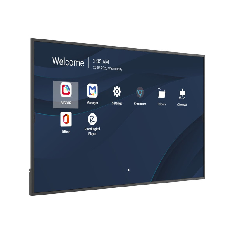 Интерактивен дисплей VIEWSONIC CDE14-2C, 75" 4K UHD LED, Android 14, 4GB DDR4, 32GB хранилище, 2x10W спикери - 9