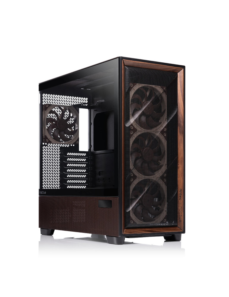 Кутия за компютър Noctua Antec Flux Pro, Middle Tower, E-ATX, Tempered Glass, 6 вентилатора включени - ANTEC-FLUX-PRO-NE - 1