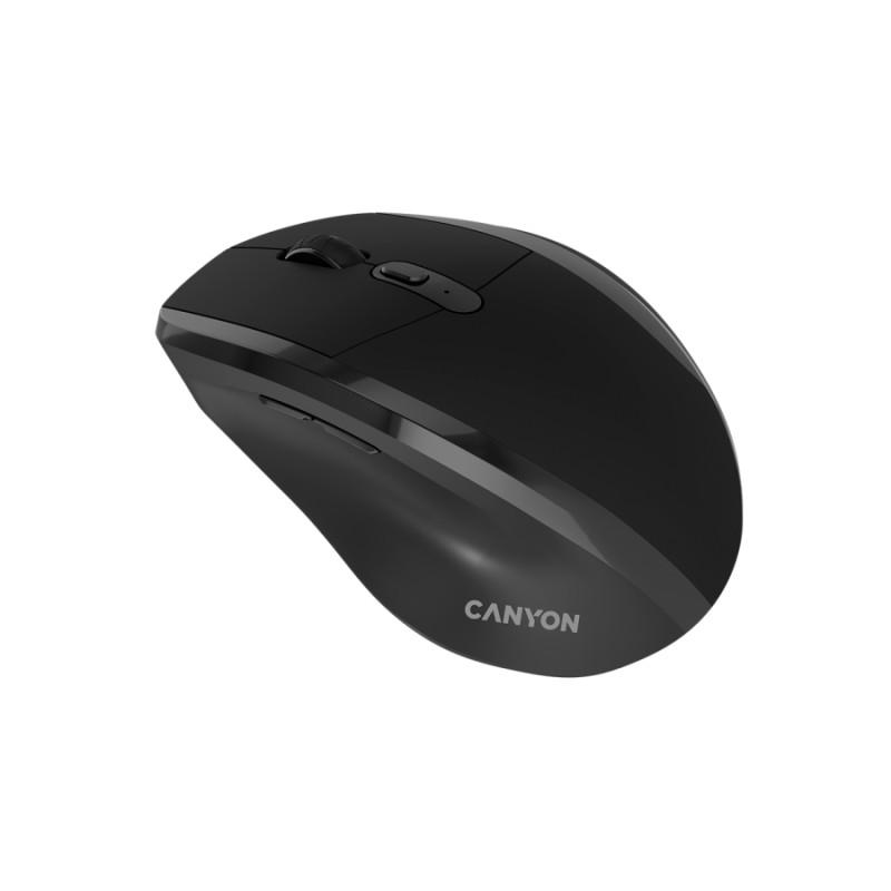 Безжична мишка CANYON OnClick 17, Ergonomic 6 бутона 1600DPI - CNE-CMSW17B - 3