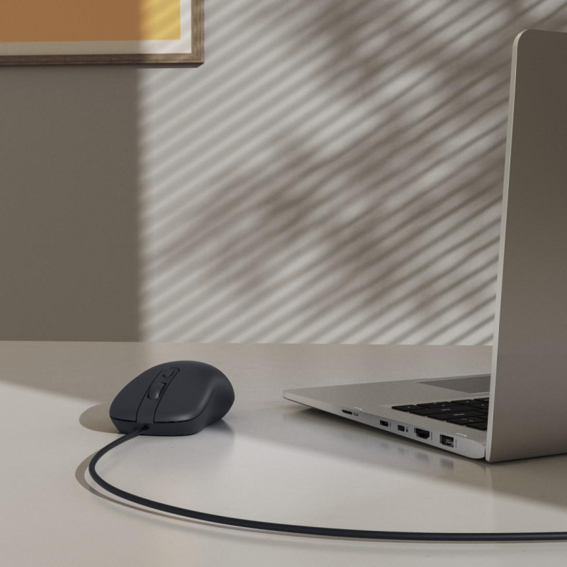 Оптична мишка HAMA CM-200, 1000/1600/2000 dpi, USB, черна - HAMA-173074 - 2