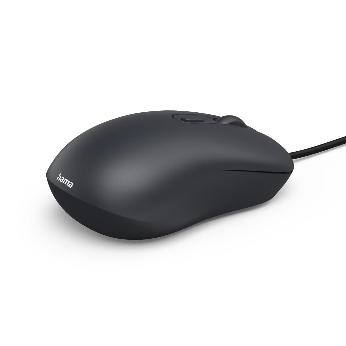 Оптична мишка HAMA CM-200, 1000/1600/2000 dpi, USB, черна - HAMA-173074 - 5