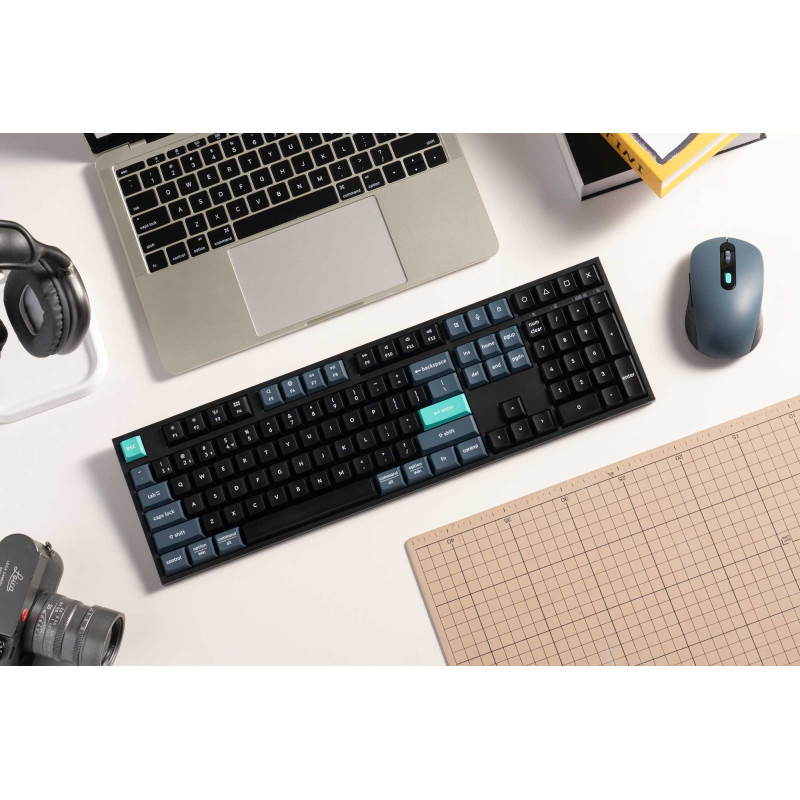 Комплект Keychron B36, безжична механична клавиатура с SX ножичен суич и безжична мишка, черен - KCBD2 - 2