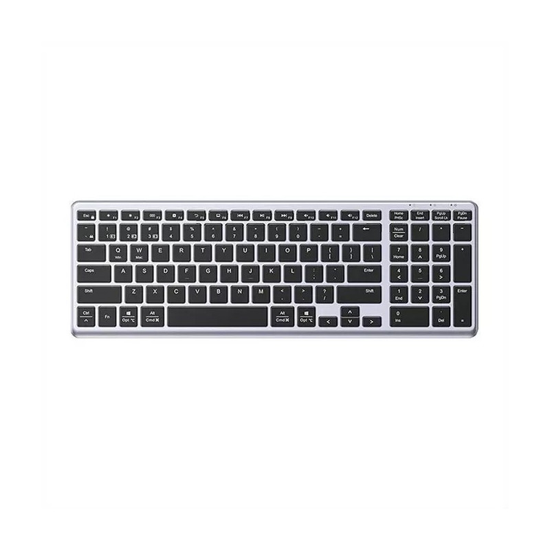 Bluetooth клавиатура UGREEN 15258, Bluetooth 5.0/2.4GHz, Silent Touch, Numpad - 15258 - 1