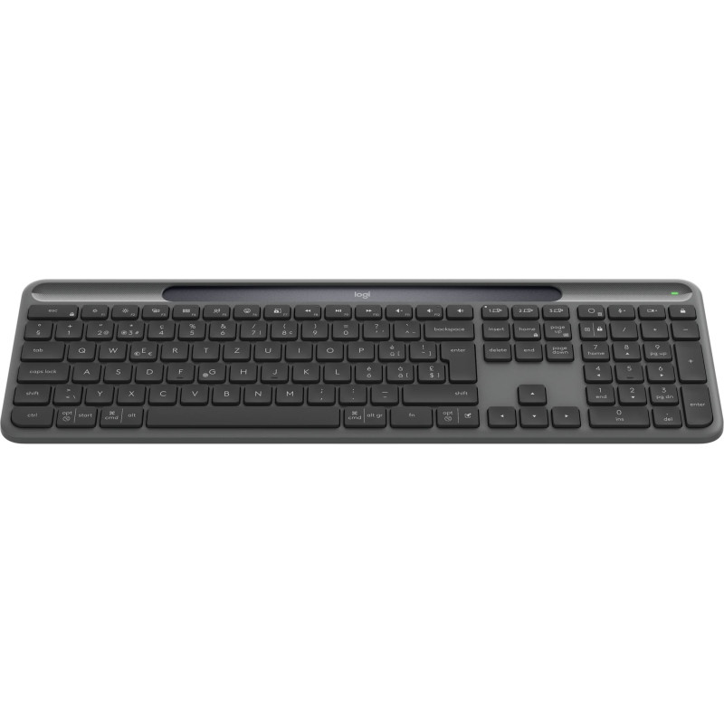 Безжична мишка Logitech Signature Slim Solar+, Bluetooth, USB nano приемник, Нископрофилни клавиши, Numpad - 920-013764 - 2
