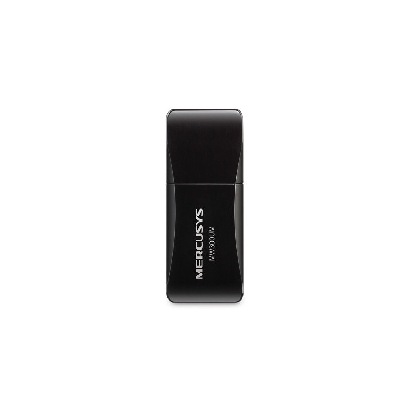 Безжичен мини USB адаптер Mercusys MW300UM, N300 802.11n - 1