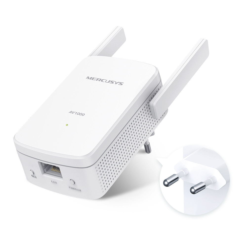 Powerline адаптер Mercusys MP510 KIT, AV1000 Gigabit WiFi - 10