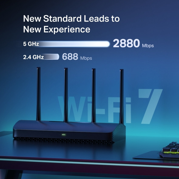 Wi-Fi 7 рутер Mercusys MR27BE BE3600 - 3