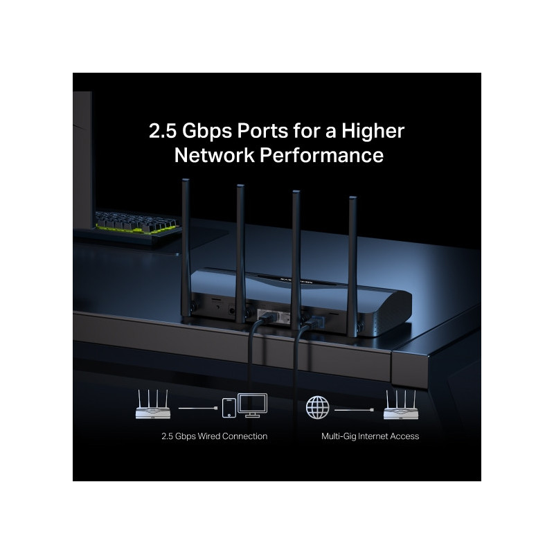 Wi-Fi 7 рутер Mercusys MR27BE BE3600 - 5