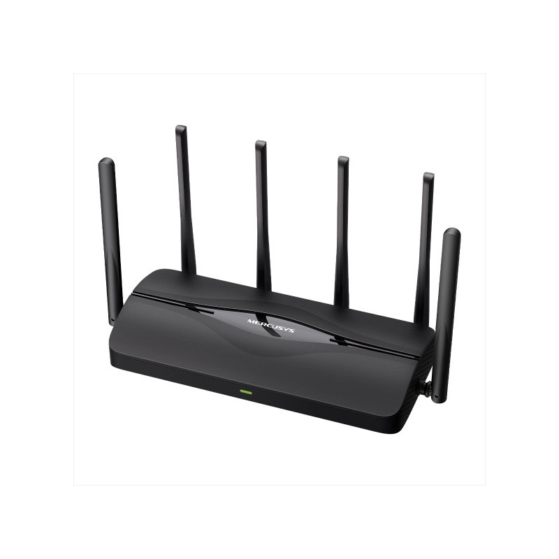 Wi-Fi 7 рутер Mercusys MR37BE, 2.4GHz/5GHz, 802.11be/ax/ac, 6 антени - 1