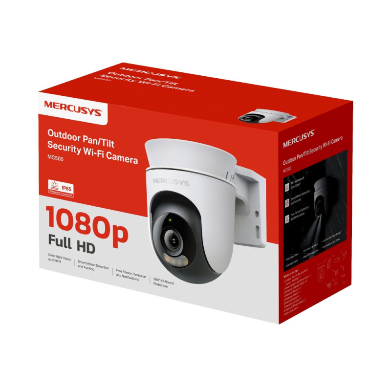 Външна охранителна Wi-Fi камера Mercusys MC500 - 9