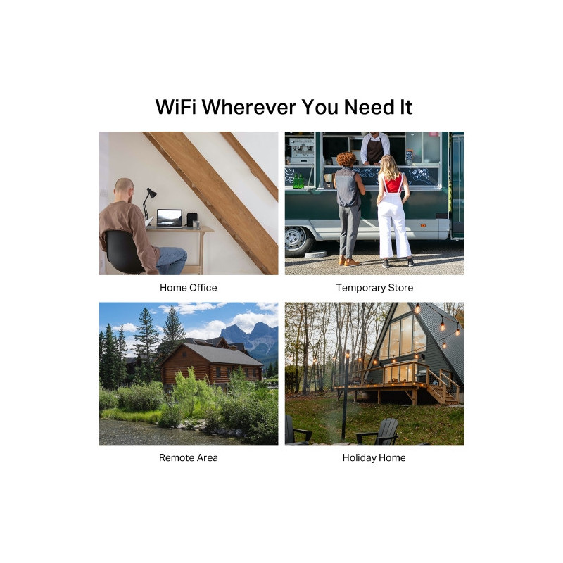 Безжичен рутер Mercusys MB235-4G, 4G+ Cat6, AC1200, Dual Band, Gigabit  - 6