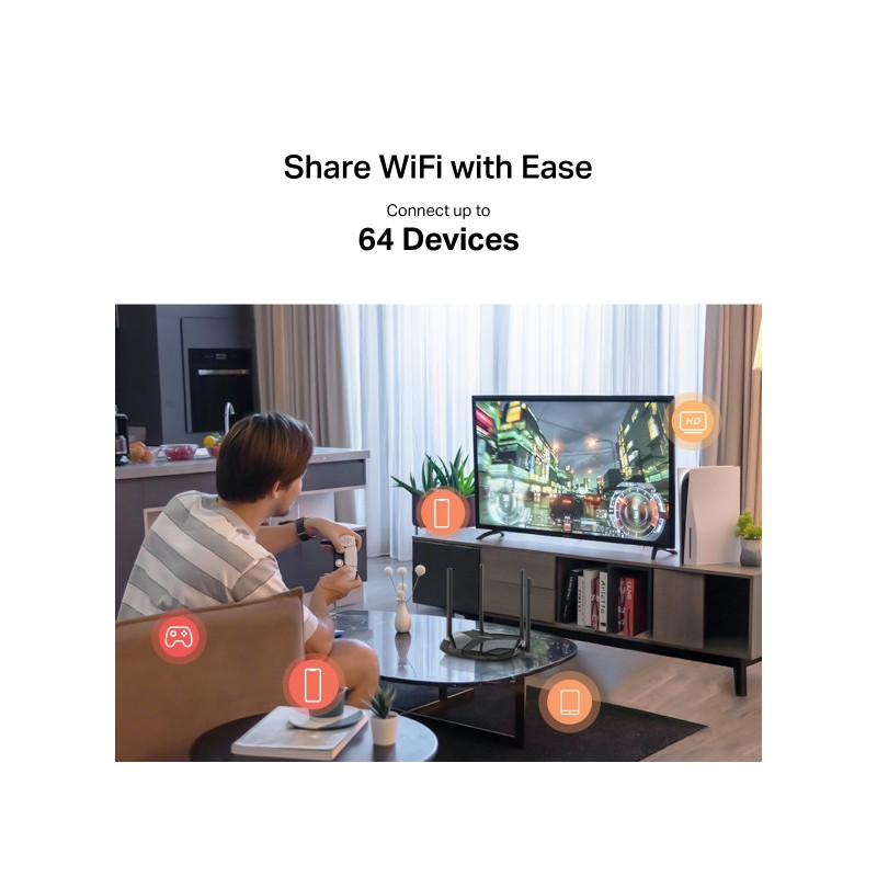 Безжичен рутер Mercusys MB235-4G, 4G+ Cat6, AC1200, Dual Band, Gigabit  - 9