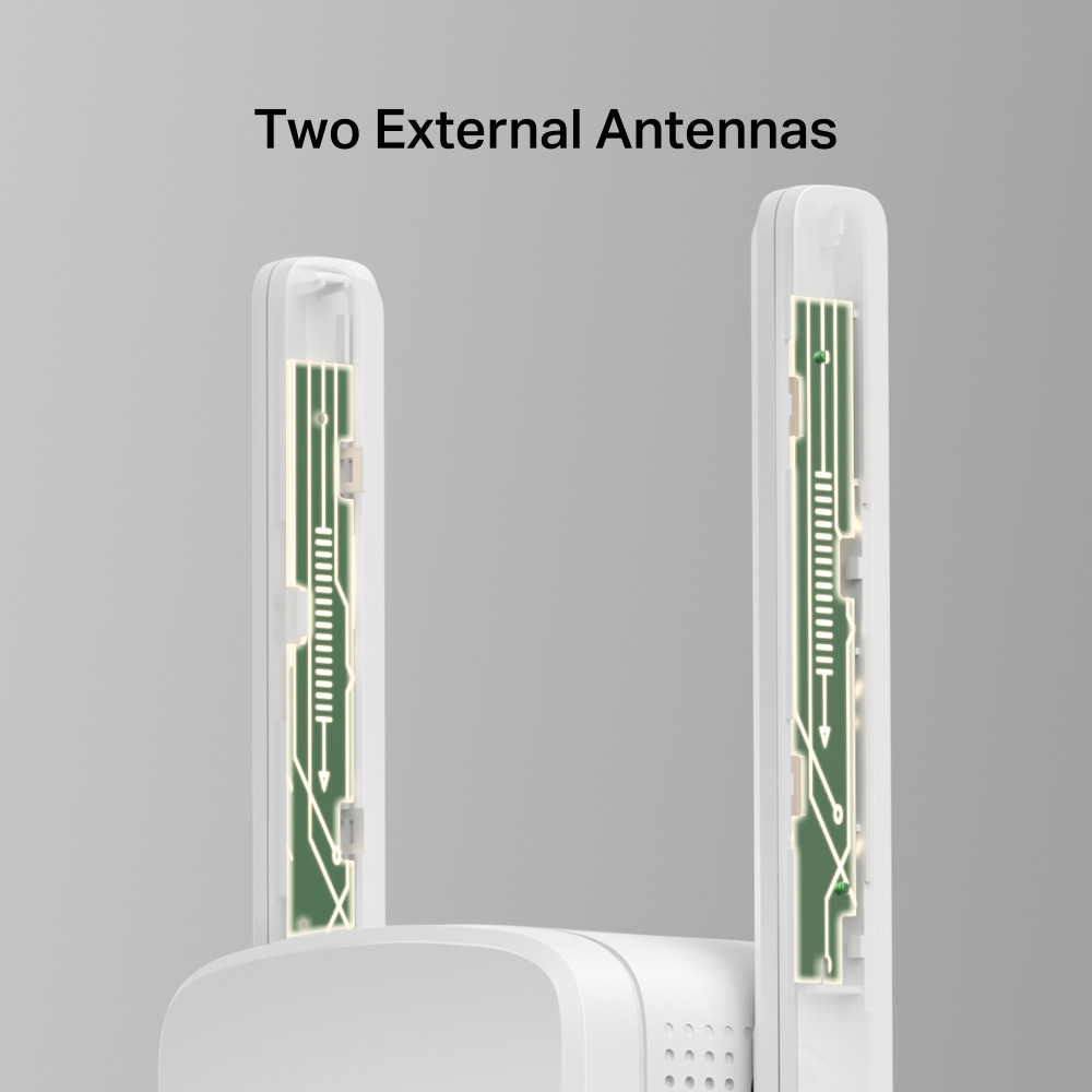 Wi-Fi удължител Mercusys ME12, 300 Mbps 2.4 GHz IEEE 802.11b/g/n - 4