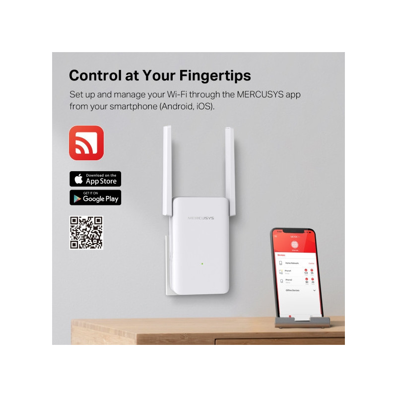 Удължител на обхват Mercusys ME70X AC1800 - 6