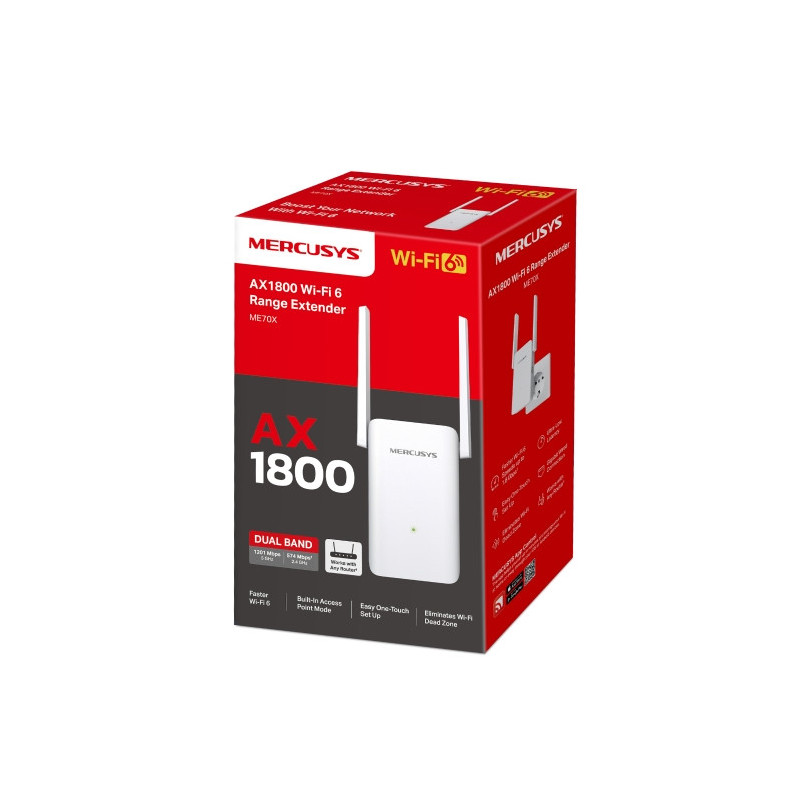 Удължител на обхват Mercusys ME70X AC1800 - 7
