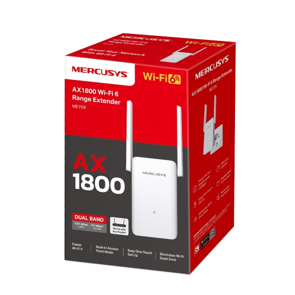 Удължител на обхват Mercusys ME70X AC1800 - 7