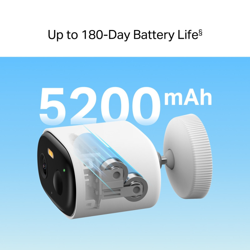 Охранителна камера Mercusys MC410 KIT, 3MP, Full-Color Night Vision, IP65, соларно захранване - 4