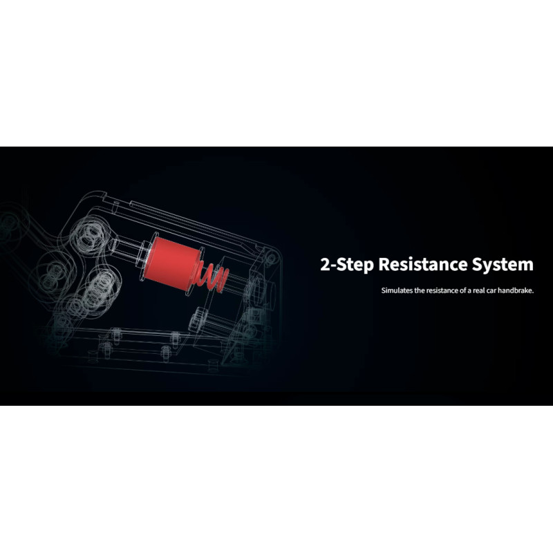 Ръчна спирачка SIMAGIC Linear Loadcell S503, USB, Регулируемо амортисиране, Алуминиева конструкция - TB-1 - 4