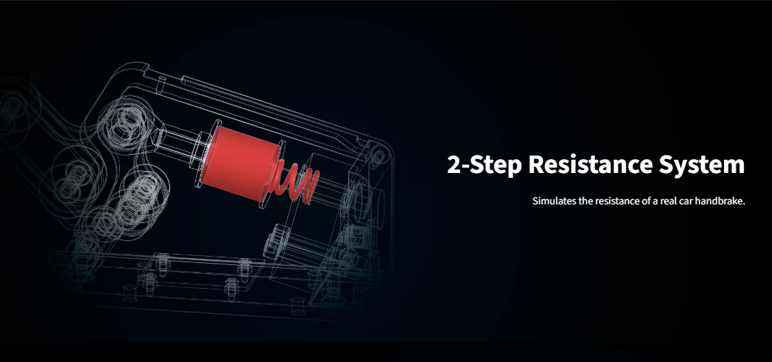 Ръчна спирачка SIMAGIC Linear Loadcell S503, USB, Регулируемо амортисиране, Алуминиева конструкция - TB-1 - 4