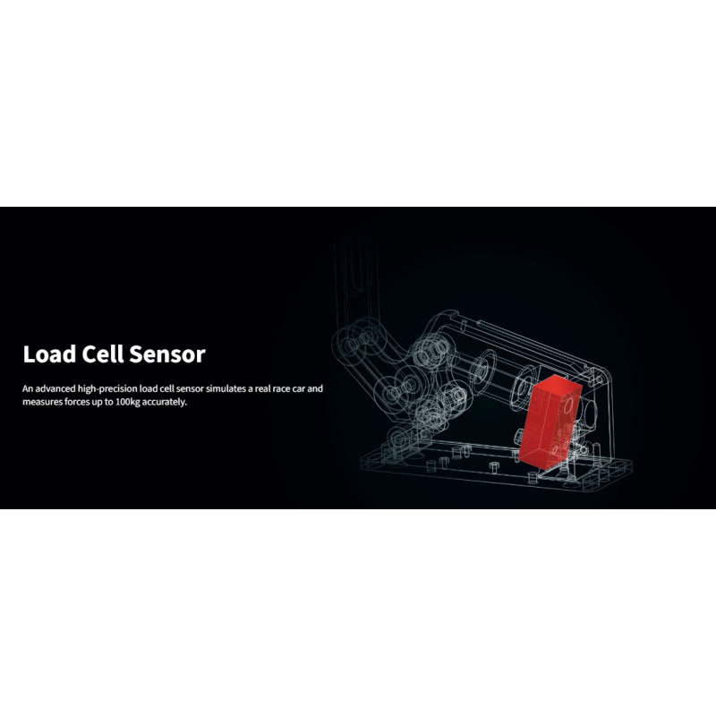 Ръчна спирачка SIMAGIC Linear Loadcell S503, USB, Регулируемо амортисиране, Алуминиева конструкция - TB-1 - 5