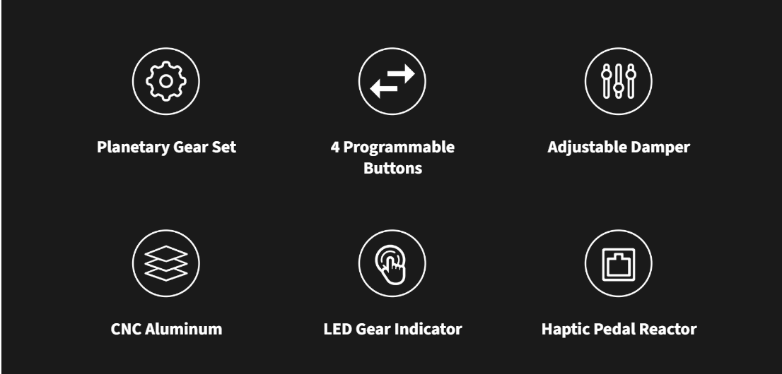 Професионален шифтър SIMAGIC S501, Sequential Shifter Standard - Q1 - 3