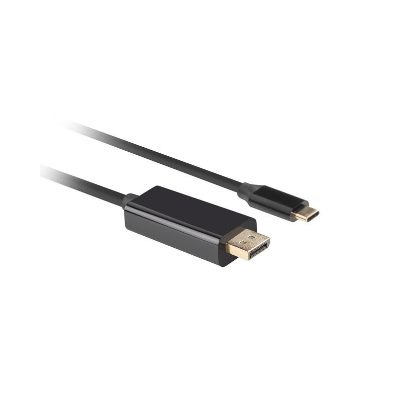 Кабел Lanberg USB-C към DisplayPort, 1.8m 4K 60Hz - CA-CMDP-10CU-0018-BK - 2