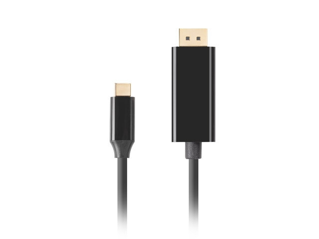 Кабел Lanberg USB-C към DisplayPort, 3m, 4K 60Hz, черен - CA-CMDP-10CU-0030-BK - 3