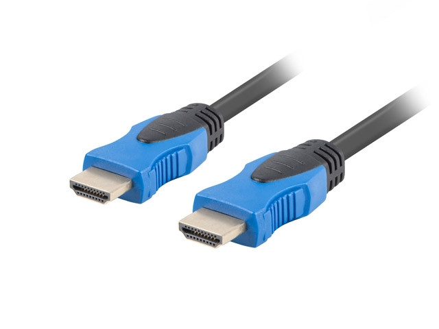HDMI кабел Lanberg, HDMI 2.0 M/M 4K 10m черен - CA-HDMI-20CU-0100-BK - 1
