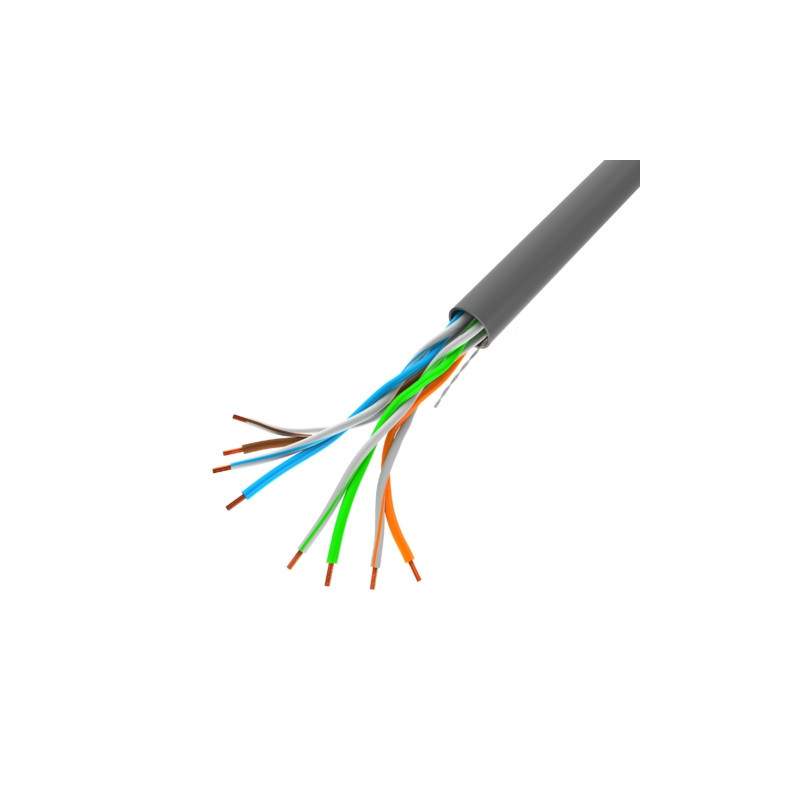 LAN кабел LANBERG CAT.5E UTP, 305m solid CU - LCU5-12CU-0305-S - 2