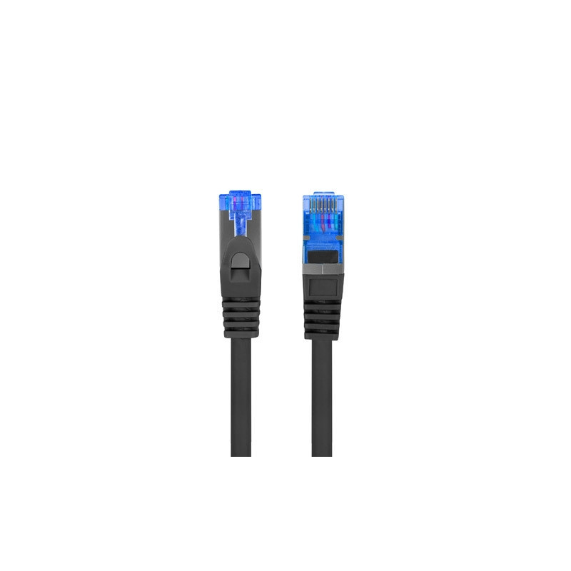 Кабел Lanberg Cat. 6A S/FTP LSZH, 5m RJ-45 Black - PCF6A-10CC-0500-BK - 1