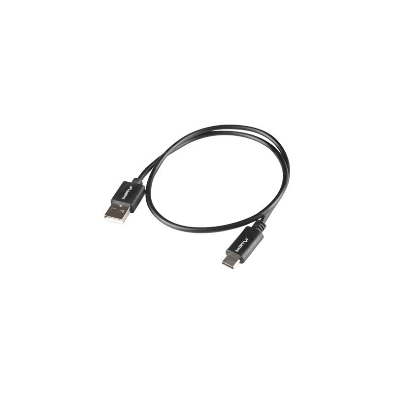 Кабел Lanberg USB-C към USB-A 2.0, 1m, черен - CA-USBO-15CU-0010-BK - 3