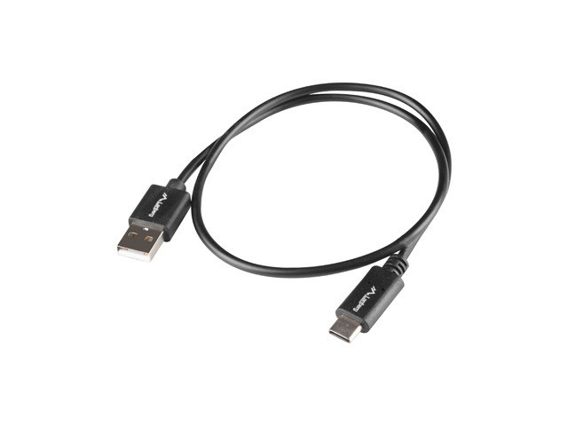 Кабел Lanberg USB-C към USB-A 2.0, 1m, черен - CA-USBO-15CU-0010-BK - 3