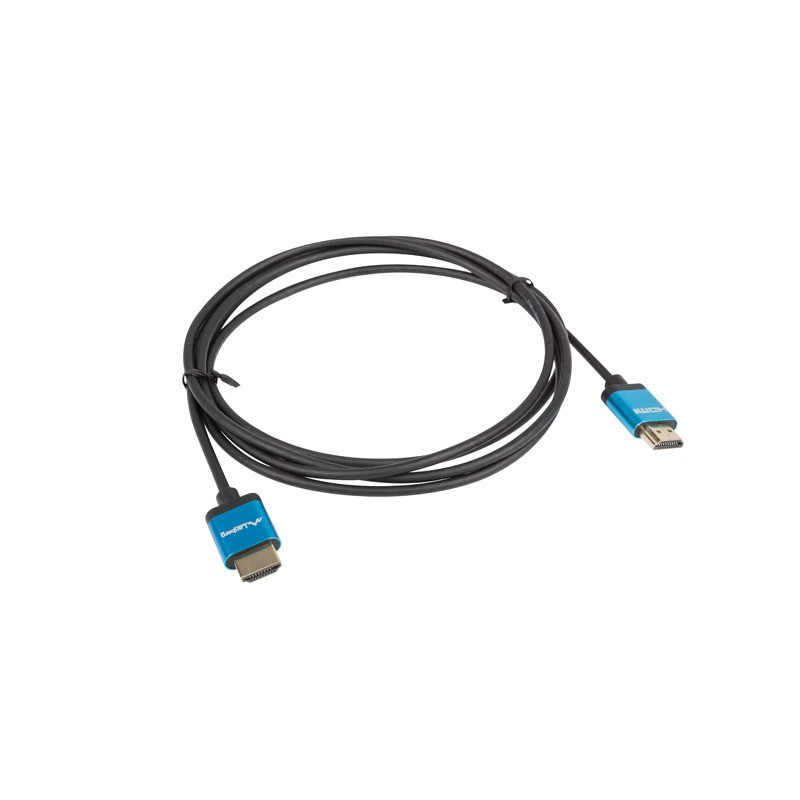 HDMI кабел Lanberg, HDMI M/M V2.0 1.8m 4K Slim черен - CA-HDMI-22CU-0018-BK - 3