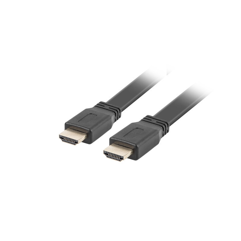 HDMI кабел Lanberg, 1.8m HDMI 2.0 4K 60Hz черен - CA-HDMI-21CU-0018-BK - 1