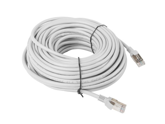 Пач кабел Lanberg Cat.5e UTP, 20m, RJ-45, сив - PCU5-10CC-2000-S - 2