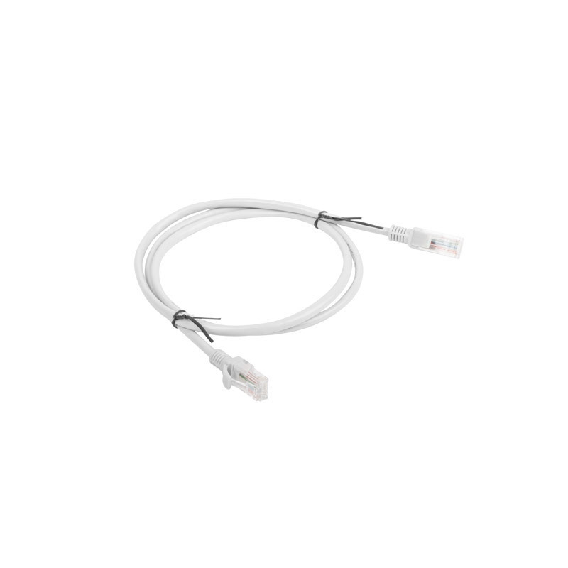 Пач кабел LANBERG CAT.6 UTP, 1m, сив - PCU6-10CC-0100-S - 2