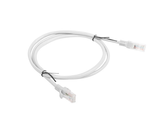 Пач кабел LANBERG CAT.6 UTP, 1m, сив - PCU6-10CC-0100-S - 2