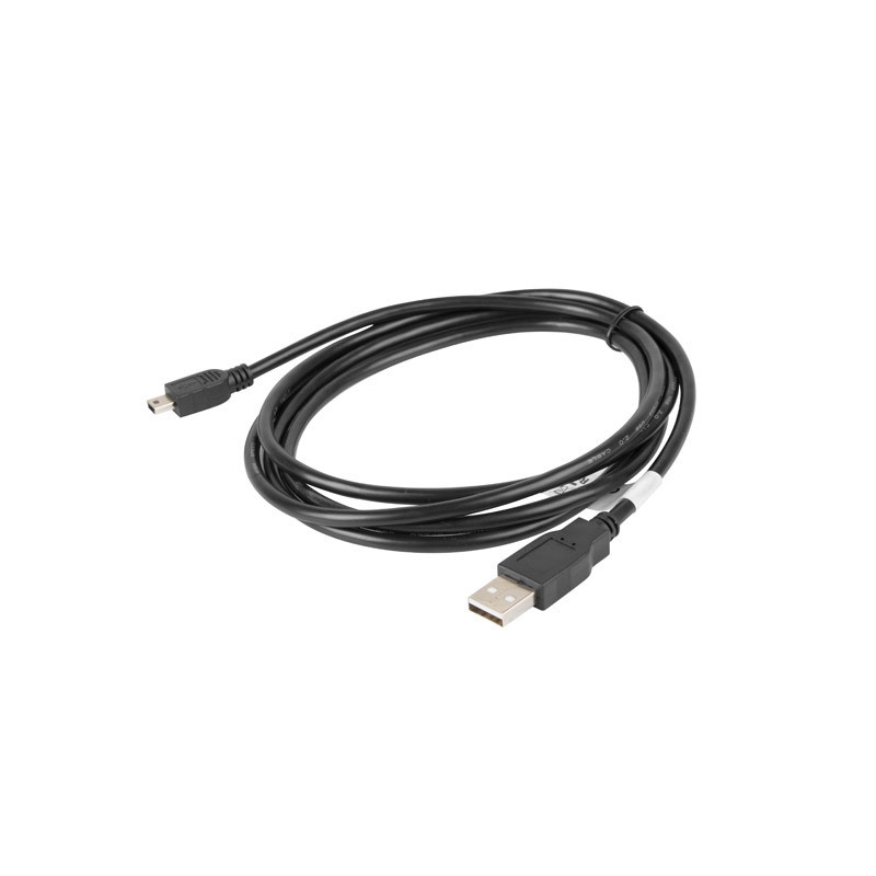 Кабел Lanberg USB Mini-B към USB-A, 1.8m, черен - CA-USBK-10CC-0018-BK - 2