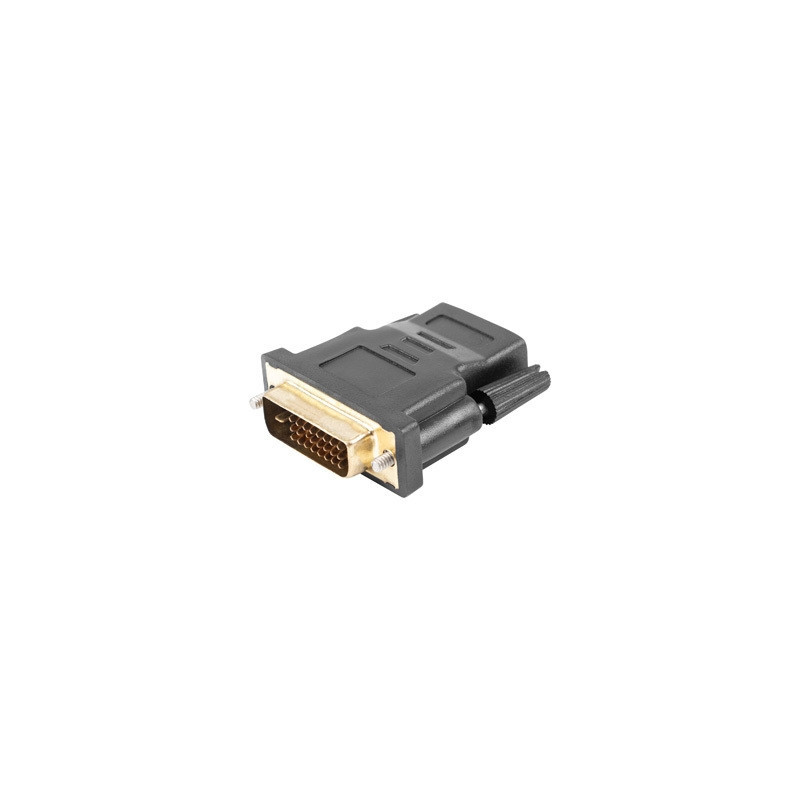 Видео адаптер LANBERG, HDMI (f) към DVI-D (m) Single Link - AD-0010-BK - 1