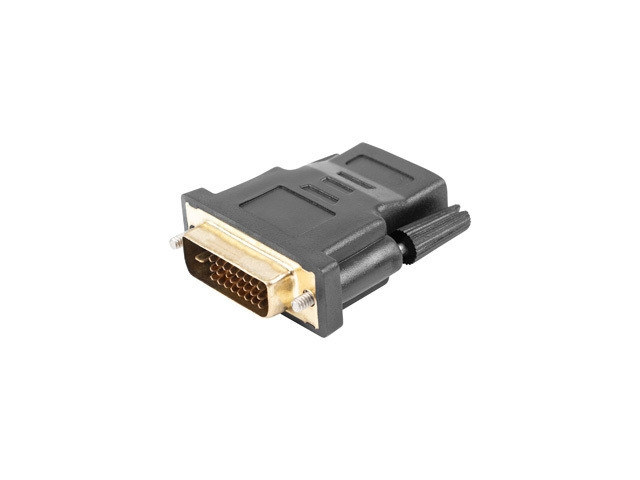Видео адаптер LANBERG, HDMI (f) към DVI-D (m) Single Link - AD-0010-BK - 1