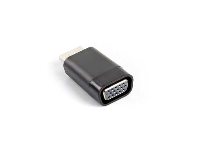 Видео адаптер LANBERG, HDMI-A (m) към VGA (f), 1920x1200 - AD-0016-BK - 2