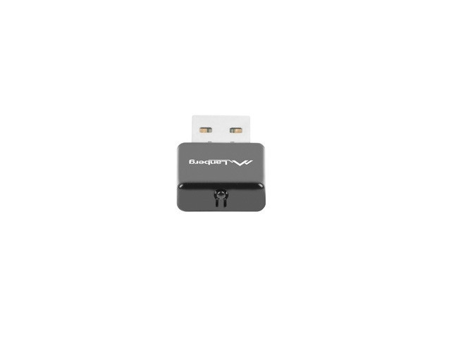 Безжичен адаптер Lanberg NC-0300-WI, USB 2.0, 300 Mbps 2.4GHz - NC-0300-WI - 1