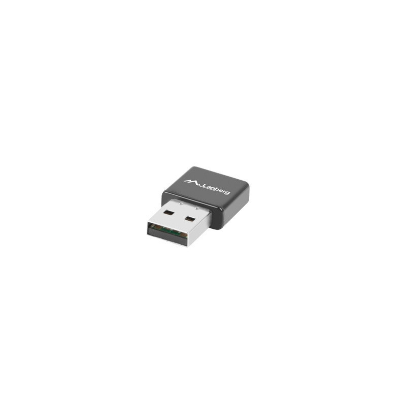 Безжичен адаптер Lanberg NC-0300-WI, USB 2.0, 300 Mbps 2.4GHz - NC-0300-WI - 2
