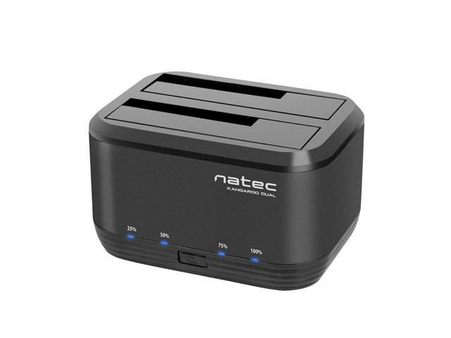 Докинг станция Natec Kangaroo Dual, USB 3.0, SATA I/II/III - NSD-0955 - 1