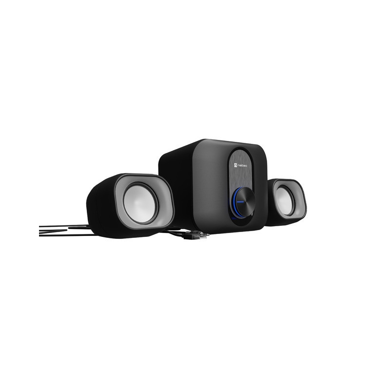Тонколони Natec Pug, 2.1 система, 11W, 3.5mm/USB - NGL-2111 - 1